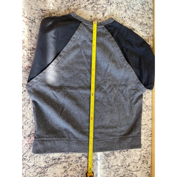 Under Armour Womens Sweatshirt Small Blue Cropped Athletic Sports Outdoor - Picture 10 of 11